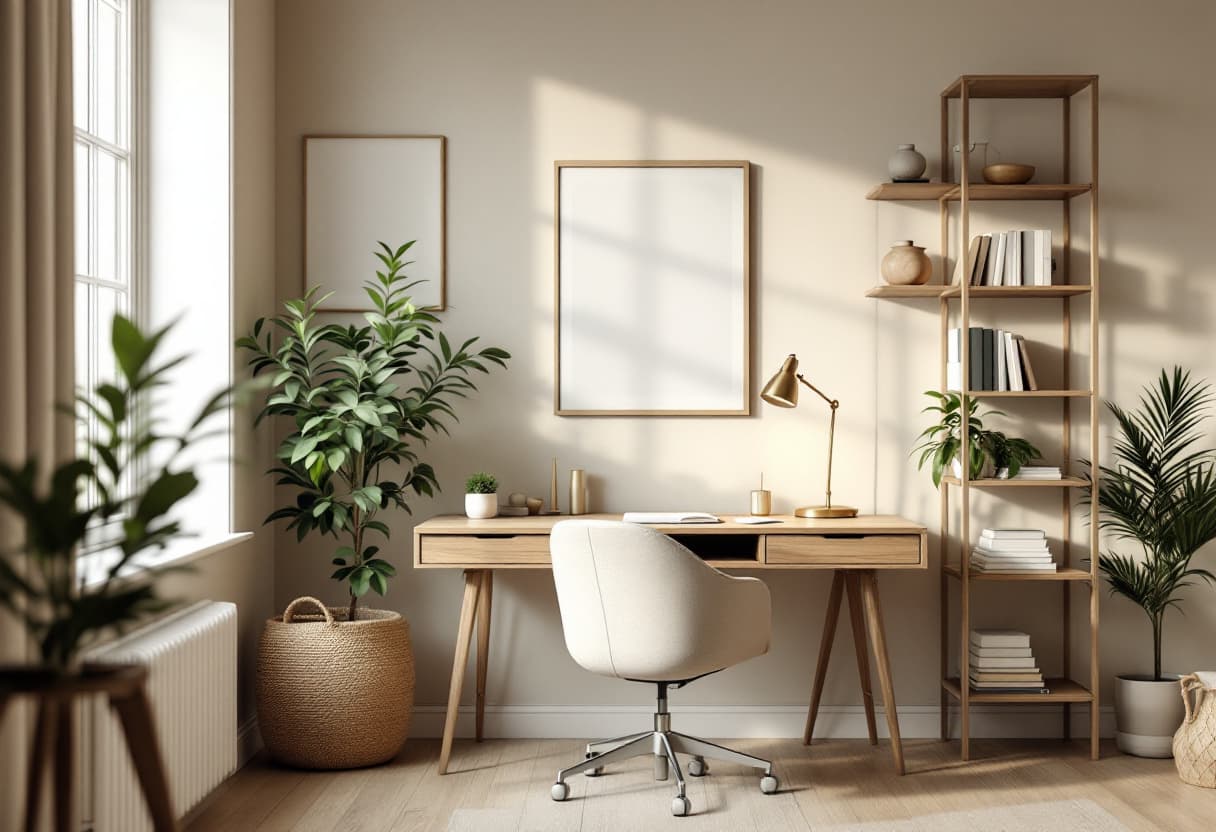 AI-designed calm home office